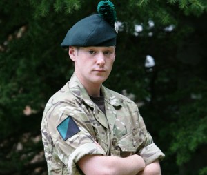 Ranger David Dalzell, of 1st Battalion, The Royal Irish Regiment. Photo: MOD.
