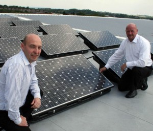 solar panelsLeft to right Steve Parker from Phoenix Renewable Technologies and Gary Komora from The Wrekin Housing Trust Left to right Steve Parker from Phoenix Renewable Technologies and Gary Komora from The Wrekin Housing Trust