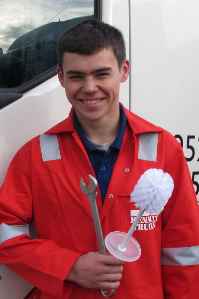 Reece Roberts, 18, has been taken on by Telford based SP Holding Renault Trucks as its first HGV master technician apprentice.