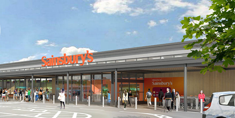 The new store will offer a wide range of Sainsbury’s popular food and non-food products, restaurant and in-store bakery.