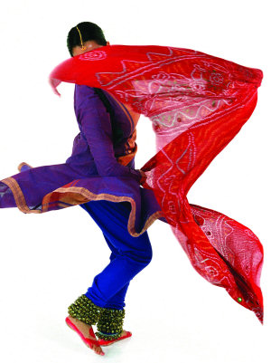 Indian Kathak dancer Sonia Sabri.