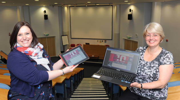 Teresa Heath-Wareing and Sandra Sturge at Shropshire Conference Centre, Shrewsbury.