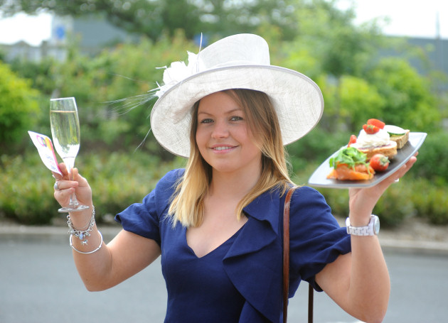 HEFF trading executive Hayley Hyde, of Church Stretton, preparing for the Alternative Ascot day.