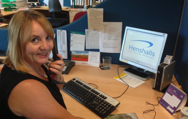 Jenny Osborne from Henshalls who is nominated for a Bizmums award.