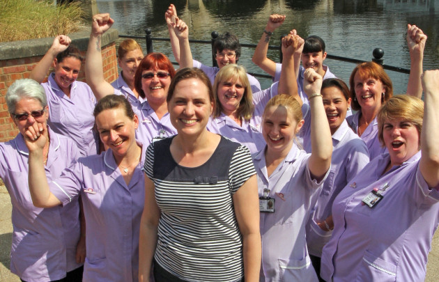 Dr Hannah MacKechnie, Director (centre) with the Shrewsbury team.