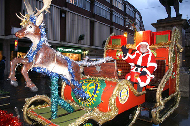 Shawbury and Mid Shropshire Rotary Santa Sleigh