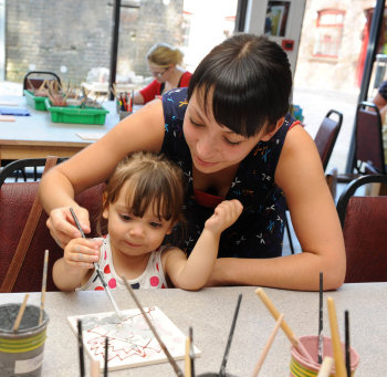 Tile making at Jackfield Tile Museum