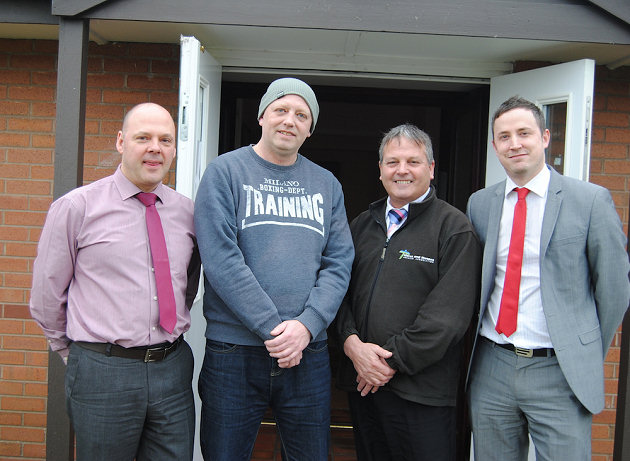 Simon Lewis Dodd Group, Mark Rothery MMHA resident, Bernard Quinn Investment Manager & Scott Gee Mitsubishi.