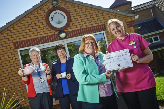 Karen George (Shropshire Community Health NHS Trust) Michelle Hipkins (Myford House) Sheila Williams (Telford  Wrekin Clinical Commissioning Group) and Kerry Young (Myford House).