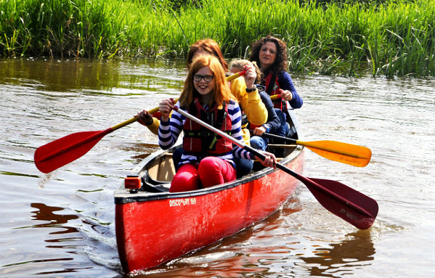 Visitors can enjoy a paddle on the River Tern with canoeing events on Thursday 29 May. 