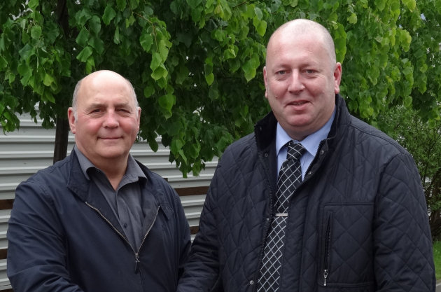 Steve Taylor and Daren Hill, Director of Services.