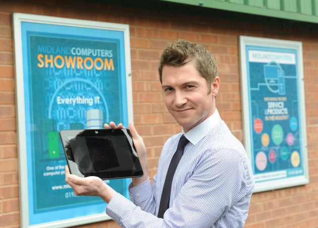 Mike Haycox of Midland Computers at Telford.