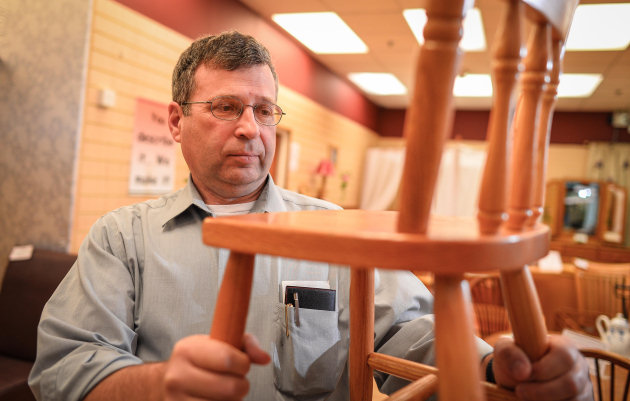 Ken Witmer, at Shepherd Hills Furniture in Shrewsbury’s Darwin Shopping Centre.