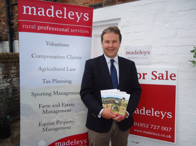 Paul Madeley preparing for this year’s Burwarton Show.