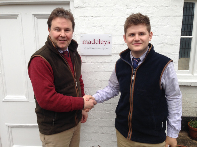 Madeleys Founder and Director Paul Madeley with Tom Bayliss