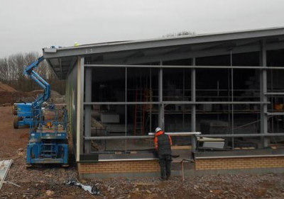 Construction work on the Willow Tree Centre at TCAT is now well under way