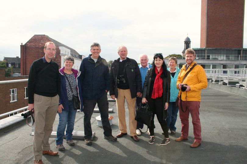 Town guide Stan Sedman will be leading another round of roof-top tours at Shrewsbury Market Hall on October 31