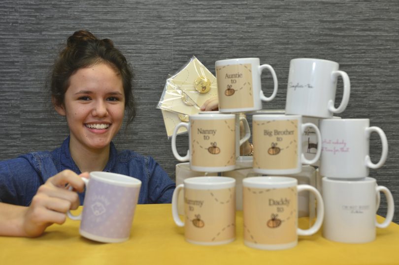 New apprentice Gabby Taylor-Jones at Promofix, Bridgnorth