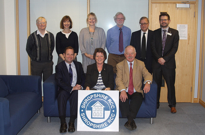 Members of Shropshire RCC welcome Aaron & Partners lawyer as new chairman