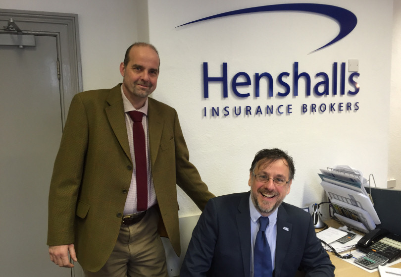 Jason Ireland and Dave Morgan who have joined the Henshalls team