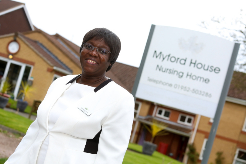 Lyn Mataranyika, new Manager at Myford House Nursing Home