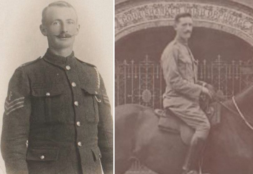 Charles Vernon (left), from Puleston, is one of the men who died in WWI and will be commemorated by the Newport & District Agricultural Society. His brother George Vernon (right) also died in the conflict.