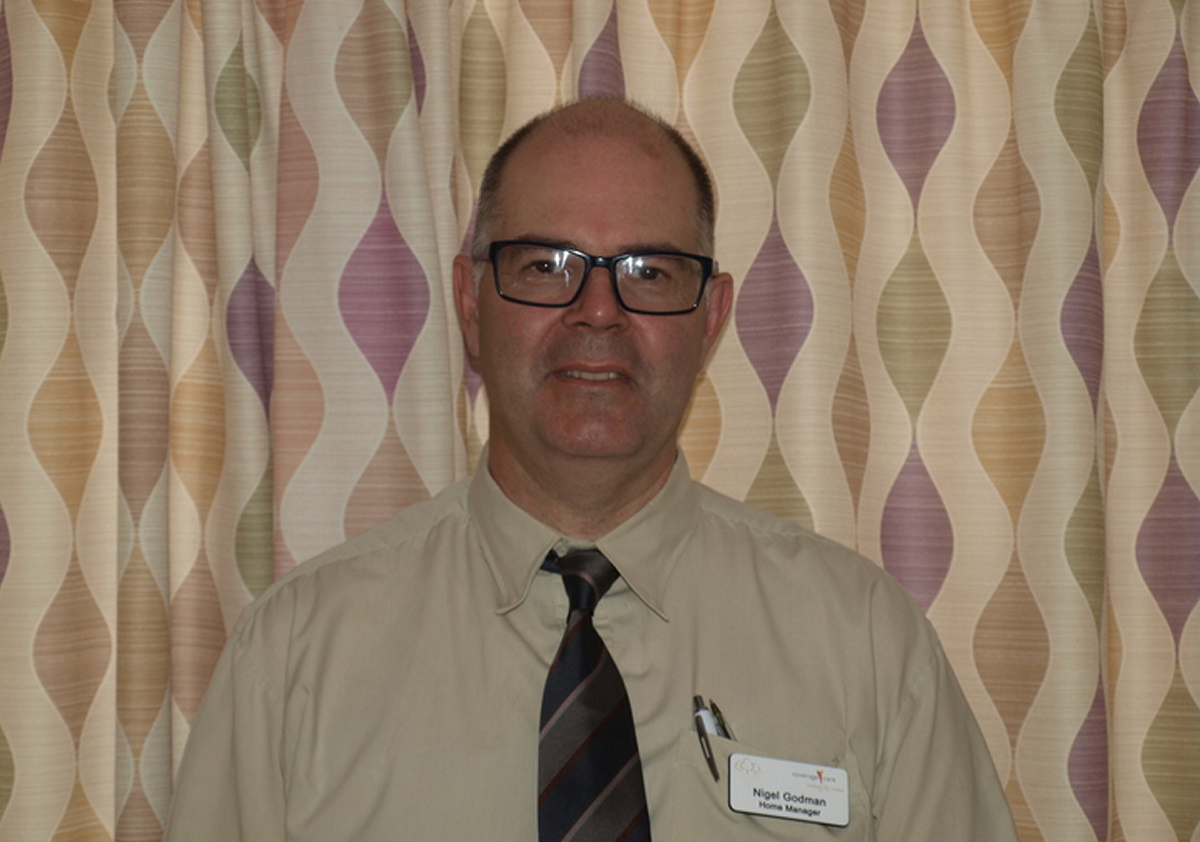 Nigel Godman, the new Nurse Manager of Innage Grange