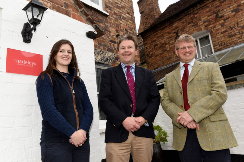 Rebecca Green with Paul Madeley and James Mcintyre