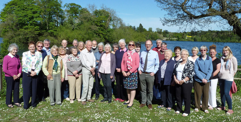 Plant fair supporters who attended an afternoon tea at The Boat House, Ellesmere to celebrate their fundraising success