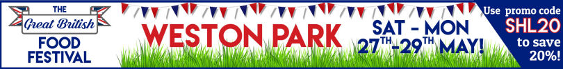 Weston Park Food Festival Banner