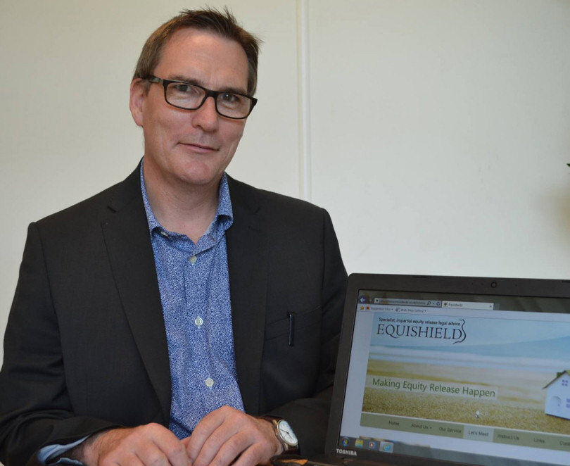Simon Wagner launches the new Equishield service at Martin-Kaye