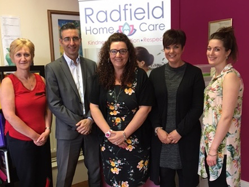 Nick Holding, Senior Transformation Specialist at SATH with the Radfield Shrewsbury Branch