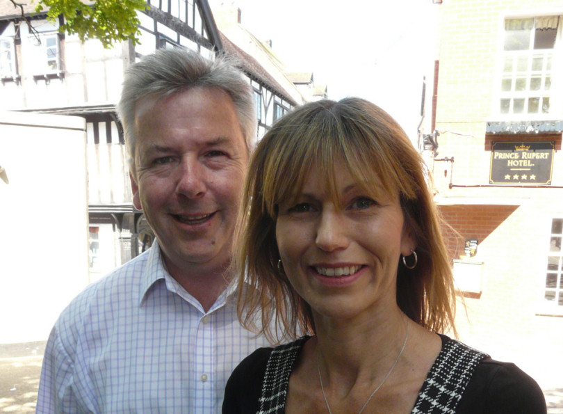 Rob Matthews and Sue Hyne