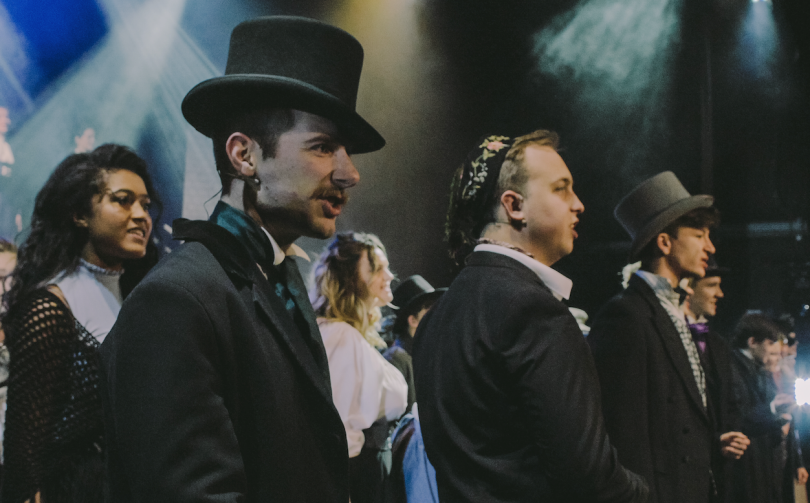 The cast featured both junior and adult performers