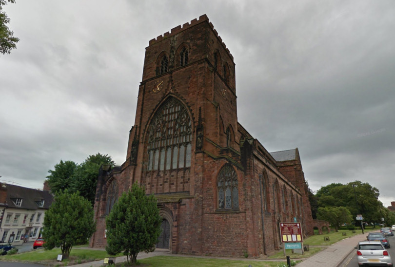 Shrewsbury Abbey. Photo: Google Street View