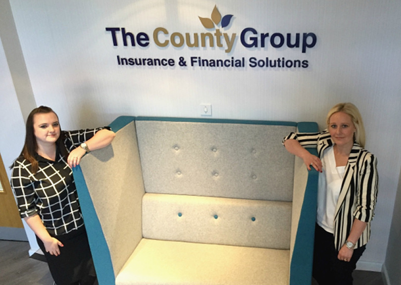 Laura Jarman and Amy Downes accept new roles at The County Group Shrewsbury