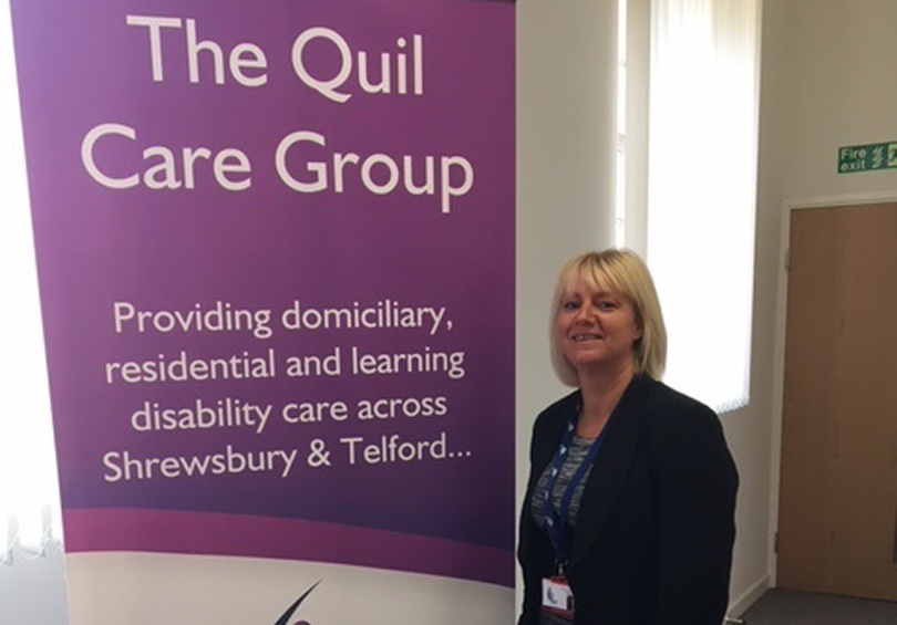 Jacqui Houston, new manager of Quil Care Group, Shrewsbury