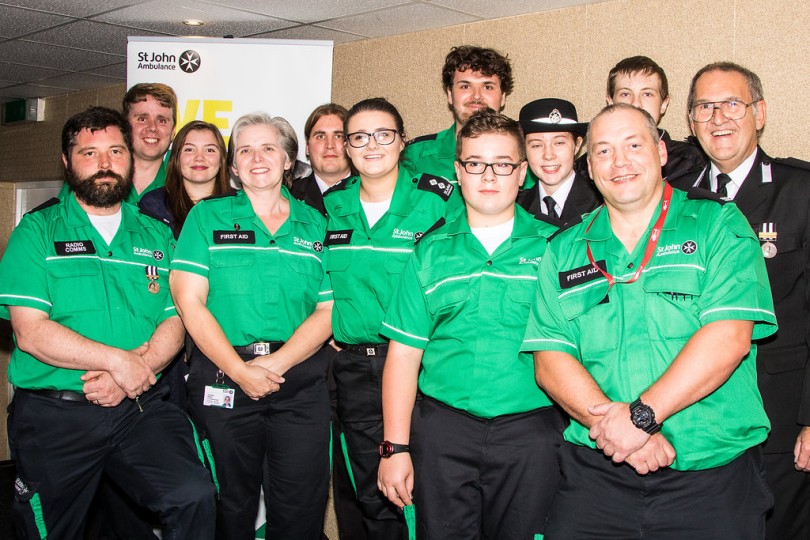 Oswestry St John Ambulance volunteers celebrate their centenary. Photo: Paul Tanner Photography