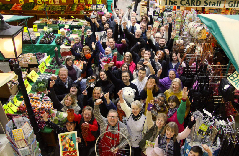 Shrewsbury Market Hall traders are celebrating winning the title of Britain's Favourite Market