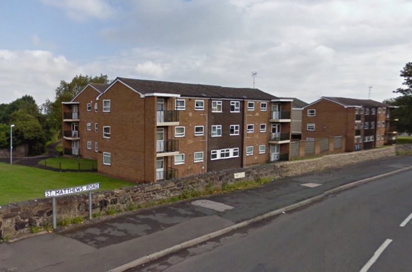 Plans have been submitted for 23 two and three-bedroom properties to be built at St Matthews Road in Donnington. Photo: Google Street View