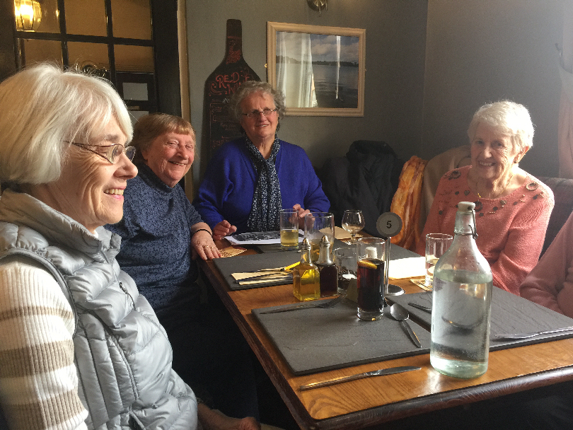 Members enjoyed a delicious lunch at the Red Lion Coaching Inn
