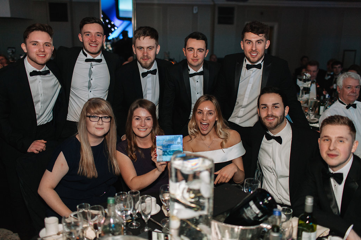 The Net World Sports team at the Retail Week Awards 2018