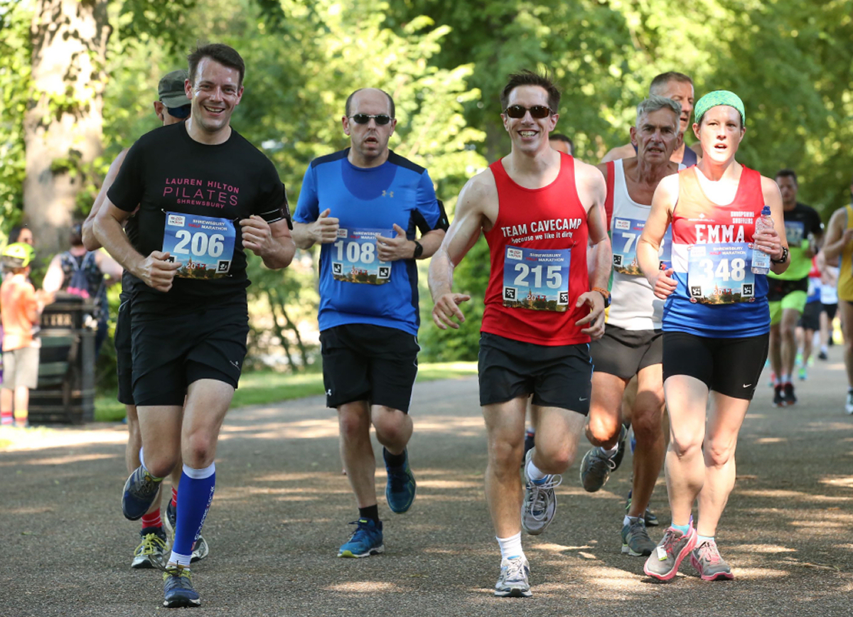 Runners take part in the 2017 Shrewsbury Half Marathon. Photo: Pic2Go UK Ltd