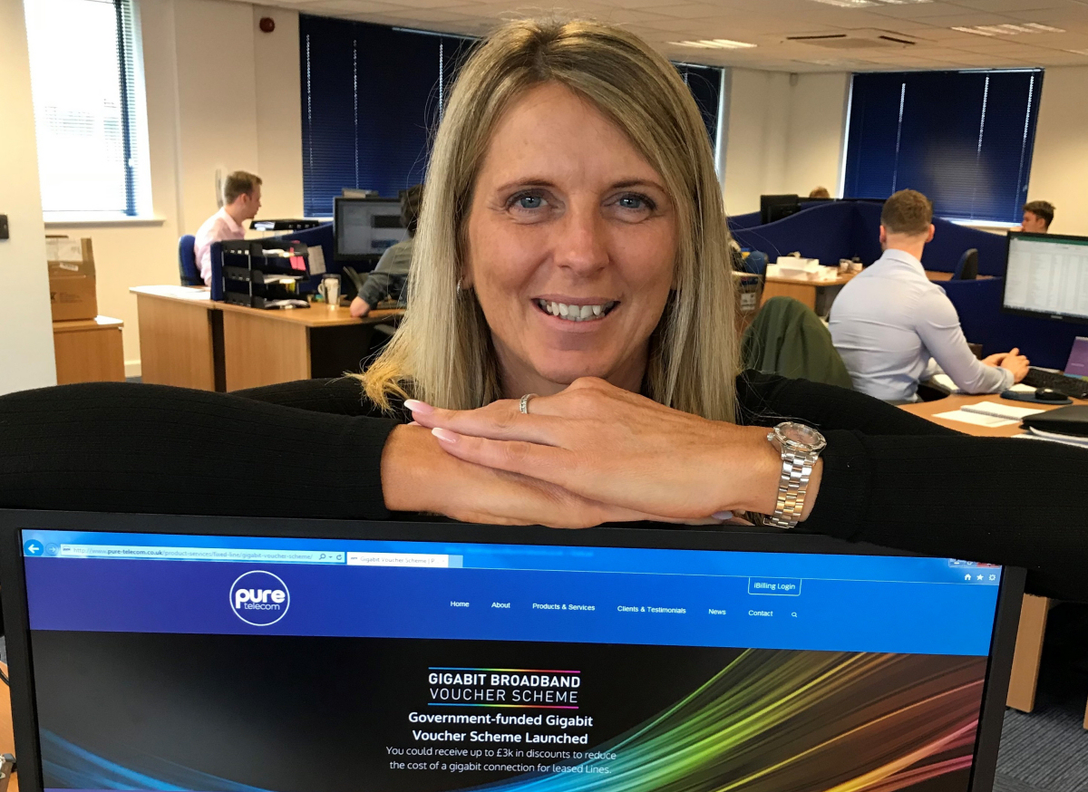 Karen Nicholas of Pure Telecom