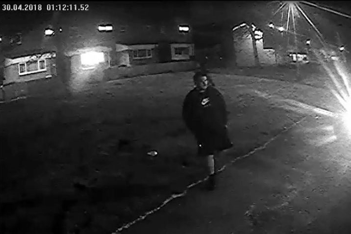 CCTV image of the man wanted in connection with the incident. Photo: WMAS