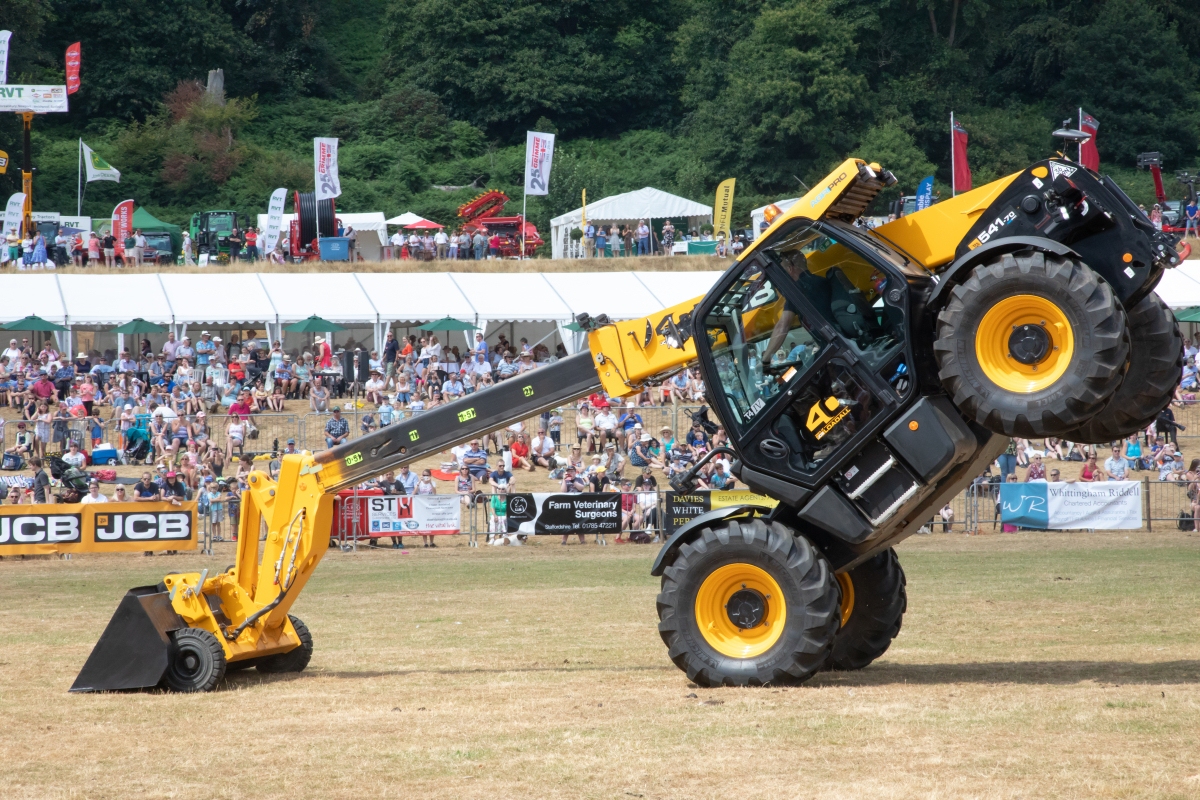 The JCB Dancing Diggers displays proved popular with showgoers