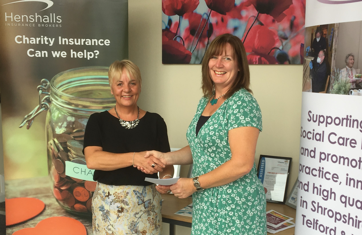 Jenny Osborne from Henshalls and Nicky Jacques of Shropshire Partners in Care