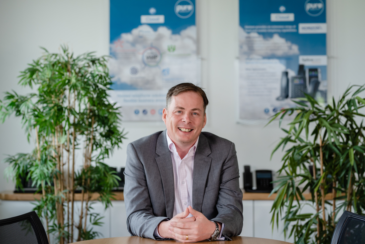David Hayward, Managing Director of Pure Telecom