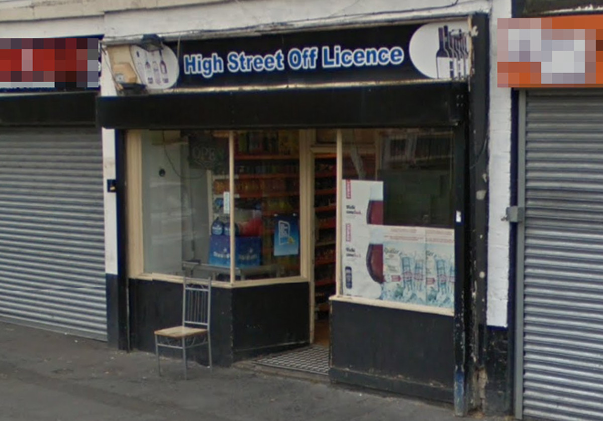 High Street Off Licence in Wellington. Photo: Google Street View