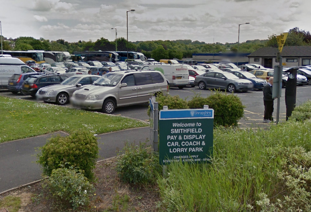 Smithfield car park in Ludlow. Photo: Google Street View